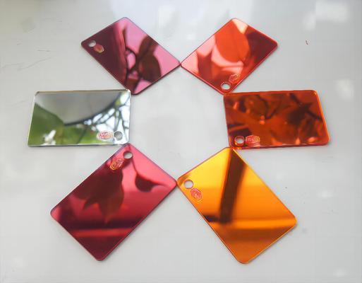 kaufen Kleberfarbiger Spiegel Acrylgold Silber mit PE-Film-Kunststoffplatten online manufacture