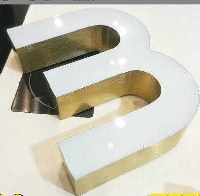 kaufen Werbeanzeigen für Geschäfte Schilder für den Außenbereich Custom Logo Akrylschild Schilder für Mini-Briefe on-line-Fertigung