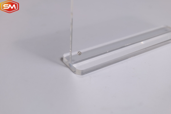 kaufen Moderne Design T-Form Magnetische Acryl Schild Halter Shop für die Party online manufacture