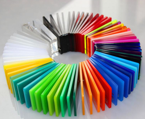 kaufen Farbenfrohe 2mm 2,5mm 2,7mm 1220*2440mm Extrudierte Acrylfolie Rohstoff 100% Jungfrau MMA PMMA Board online manufacture