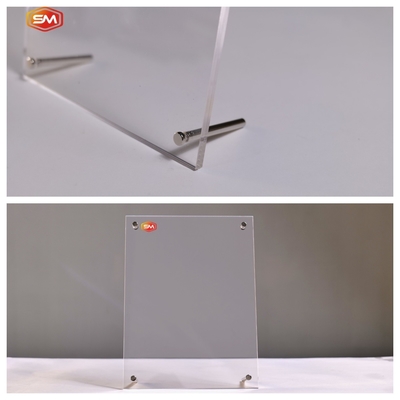 kaufen Horizontale selbstständige klare schräge Acryl-Fotoraum mit Standbildschirm A4 on-line-Fertigung