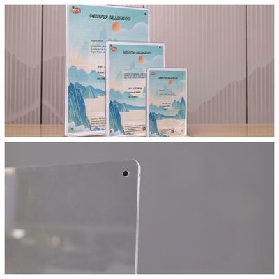 kaufen A4 A5 A6 Magnetisch gegossener T-förmiger Acryl-Schildhalter für doppelseitige Anzeige online manufacture