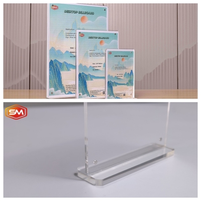 kaufen Doppelseitiges T-förmiges Acrylschild Anzeigen Flyer Display online manufacture