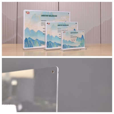 kaufen Stand-up-Fertigung Einfügen 5 Zoll T-Form Acryl Schild Halter online manufacture