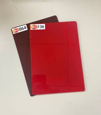 kaufen Rich Russet Cast Acrylic Sheet 18mm Thick Panel for Store Display Construction online manufacture