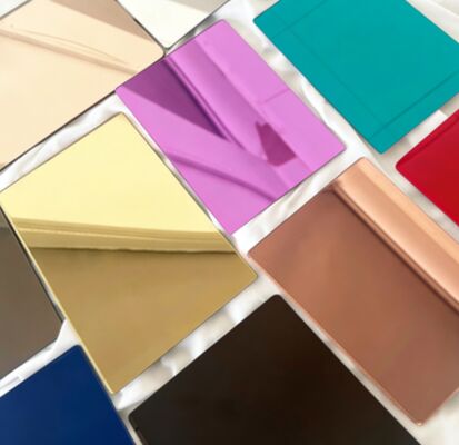 kaufen 2mm-6mm Spiegel Acrylplatte Flexible Selbstklebend für Wanddekoration online manufacture