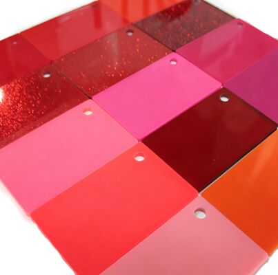 kaufen Dicke opake rote gegossene Acrylplatte mit Schlagfestigkeit und Wetterbeständigkeit für Beschilderung und Dekoration online manufacture