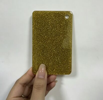 kaufen Gelber Glitzer glänzender 3 mm Acrylplattenbrett online manufacture