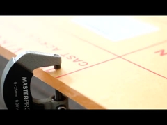 Prüfung der Dicke der Acrylbleche