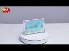 Hochtransparenter einseitiger schlanker Akrylmagnetfotoraum