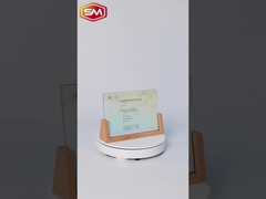 Acrylfotoraum mit Holzgrund