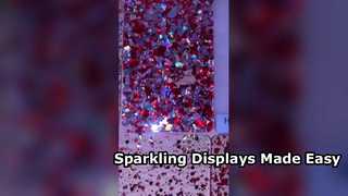 Glitzernde Acrylplatten für atemberaubende Displays