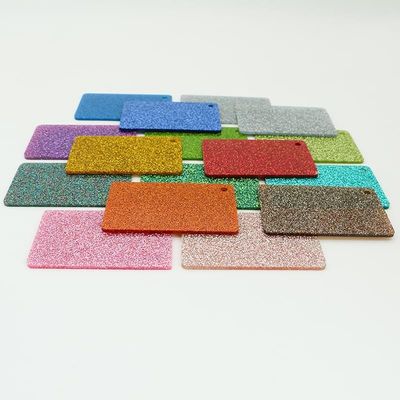 3mm glitzerndes Acrylblatt Farbiges Marmorbrillendes Acrylblatt für Dekorationen