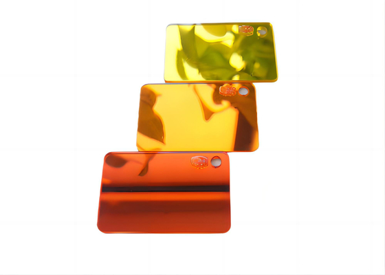 OEM Hard Surface Acrylicos Farbiges Acryl Spiegelblatt mit individueller Größe für Dekoration