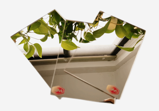 Dauerhafte silberne Acryl-Plastik-Spiegelblatt 1220x1830mm 1,8-30mm Dicke für Werbeanzeigen