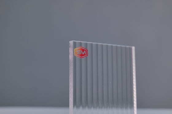 Transparentes Acrylblatt mit Muster