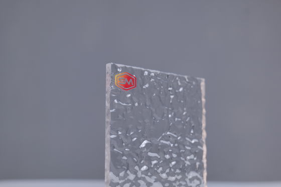 Vielseitige transparente Acrylglas PMMA Platte 3mm 5mm 6mm mit Oberflächenmuster für vielfältige Verwendbarkeit