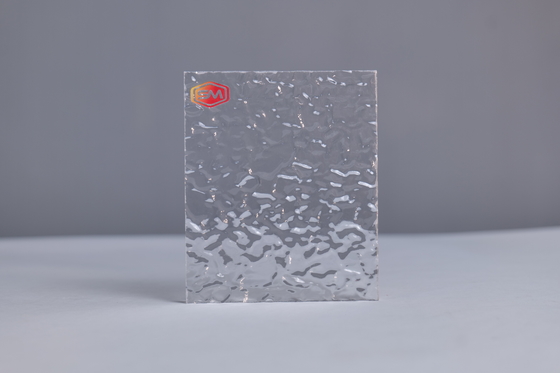 Transparent strukturiertes Acrylblech für hohe Lichtdurchlässigkeit und nicht gelb werdende Eigenschaften