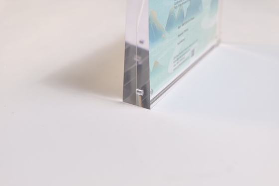 Dekorativ maßgeschneiderte magnetische 19 Zoll Acryl digitale Foto-Rahmen doppelseitig