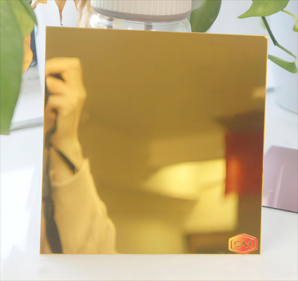 OEM Kundendienst Perspex Spiegelblatt Wärmebeständig für Dekorationsmaterial Schneidbare Spiegelblätter