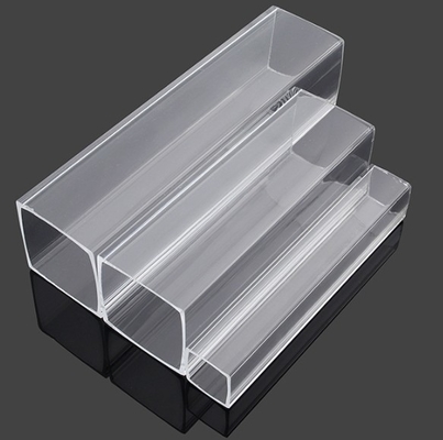 Extrudierte Quadrat-Runde, klare Acrylröhre PMMA, klare Plexiglasröhre