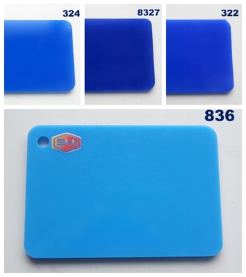 Rastbeständige farbige Acrylbleche für verschiedene Kundenanforderungen