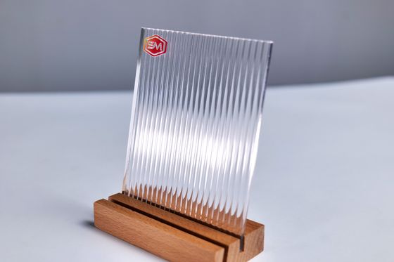 1.8mm-40mm Dicke strukturierte, transparente Kunststoffplatte, Transmissionsoption zum Kauf verfügbar
