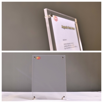 Selbstständige 4x6 Acryl-Fotoraum für Schreibtischdekoration
