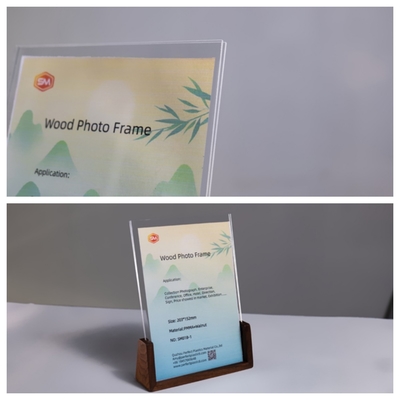 0.5 Vertikale Acrylbilderrahmen Umweltfreundlich personalisierter Acrylbildrahmen