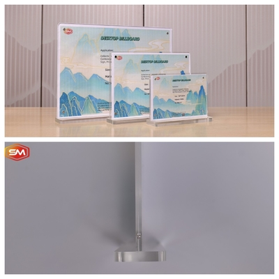 Transparentes Plexiglas A4 A5 Papierstand zum Verkauf Werbe-Druckdekoration