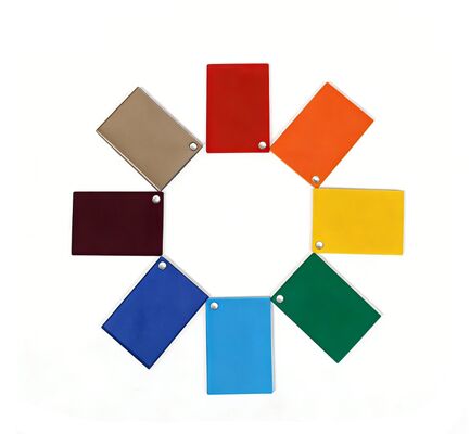 Farbige Acrylplatte 18mm UV-beständige farbige Acrylplatte für Bushaltestellenüberdachungen