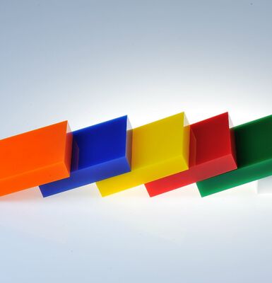 Farbige Acrylplatte 18mm Matt Blendfreie Platte für Bibliothekslesebereich