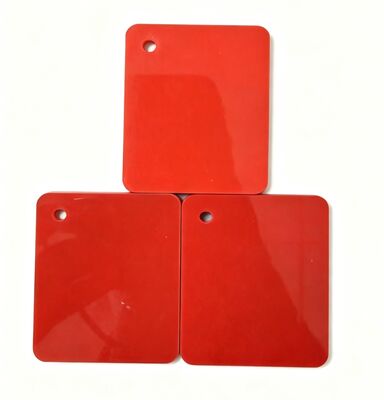 Leuchtend rote Acrylplatte für die Herstellung von Beschilderungen