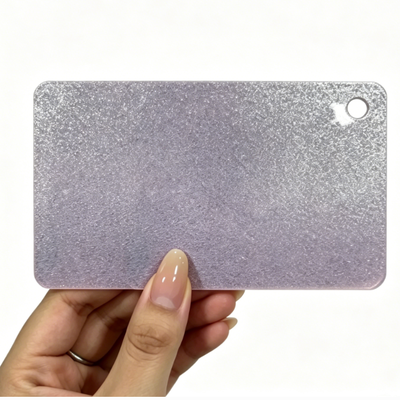 Lichtviolettes Glitter 1220x2440mm Acrylplattenbrett