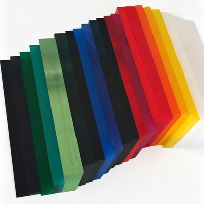 Schlagfeste farbige Acrylplatte mit individuellen, lebendigen Farben und einfacher Gravurverarbeitung für industrielle Schilder