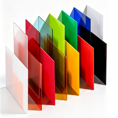 Schlagfest angepasste Farbe Feuchtigkeitsbeständig gegossenes Acrylblech PMMA-Panel für die Möbelherstellung