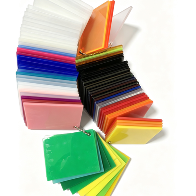 UV-beständig, kratzfest, farbiges Acrylblech, PMMA-Plastikplatte mit benutzerdefinierten Farben für Beschilderung und Anzeige