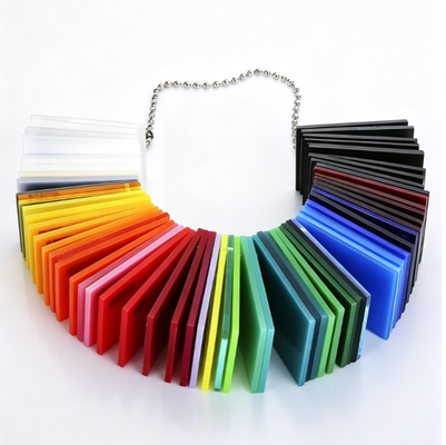UV-beständige, kratzfeste, farbige Acrylglasplatte mit individuellen Farben für Industrie- und Displayanwendungen