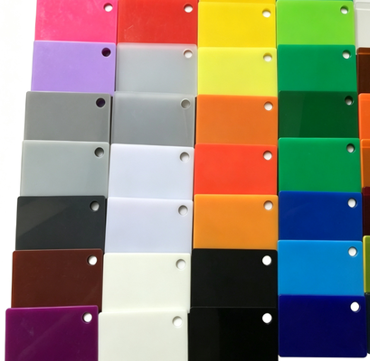 Maschinell bearbeitbare, UV-beständige, chemikalienbeständige, farbige Acrylplatte für Labor-Sicherheitsblenden