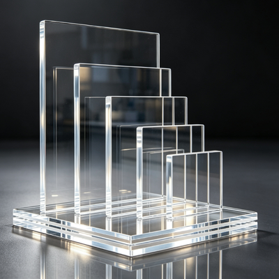 2 mm klares Acrylblech für Treibhausverglasungen mit hoher Lichtdurchlässigkeit